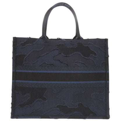Dior Blue Canvas Book Tote