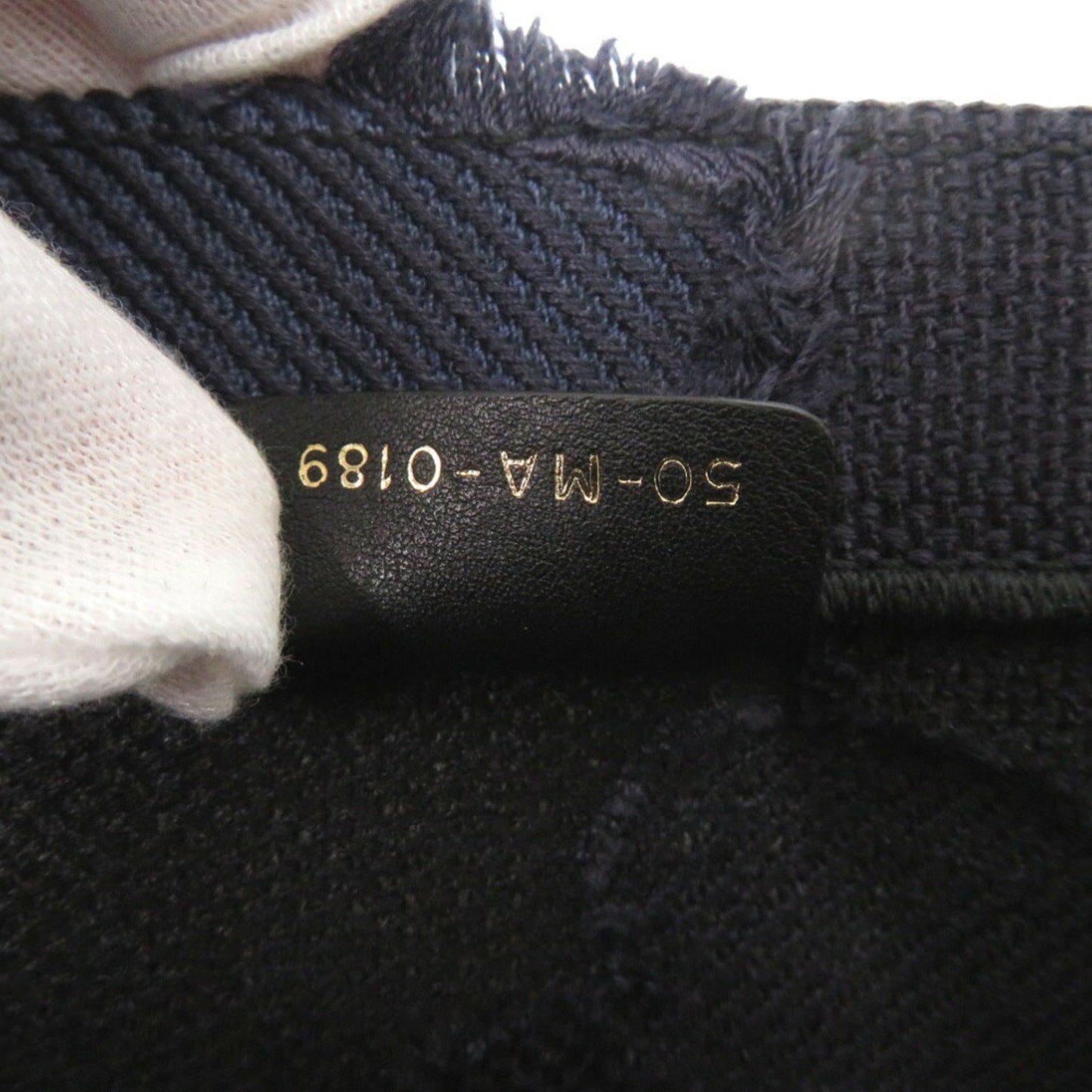 Dior Blue Canvas Book Tote