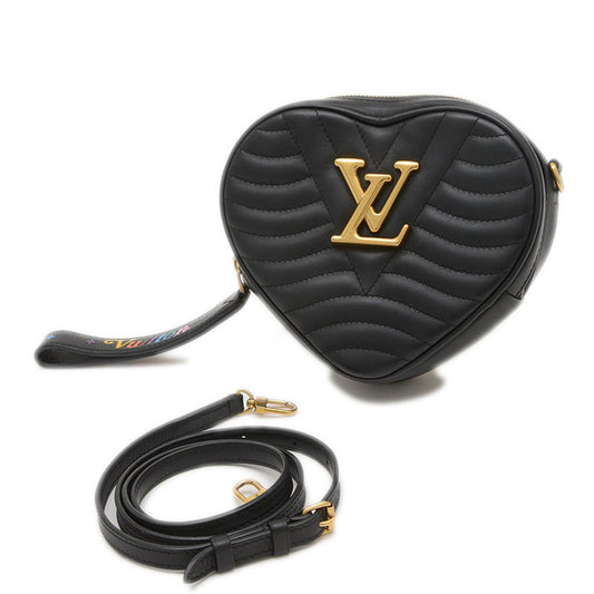 Louis Vuitton Black Leather New Wave