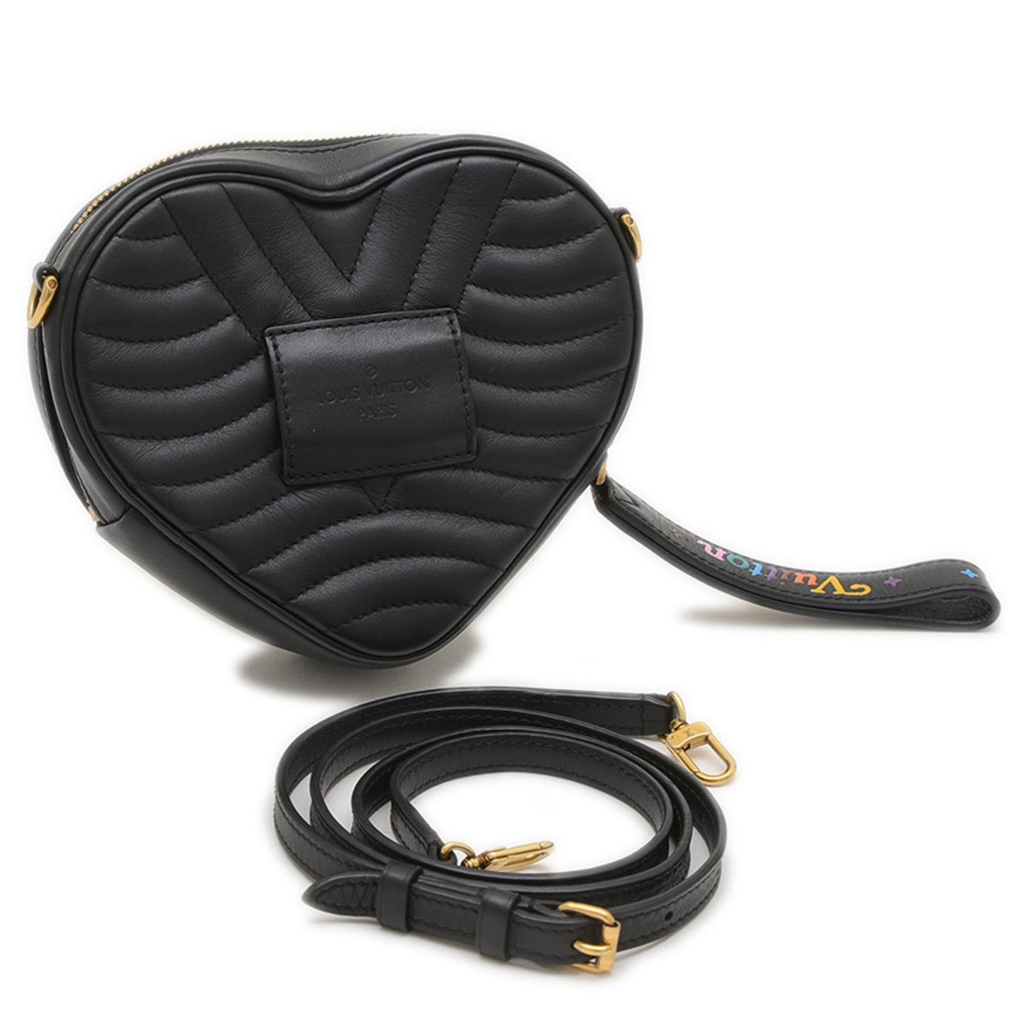 Louis Vuitton Black Leather New Wave