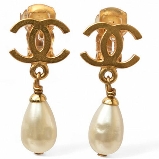 Chanel Gold Gold Plated Coco Mark