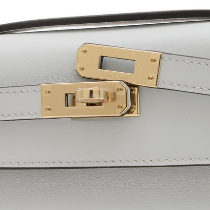 Hermès Gray Leather Kelly