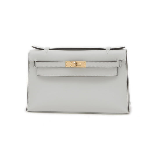 Hermès Gray Leather Kelly