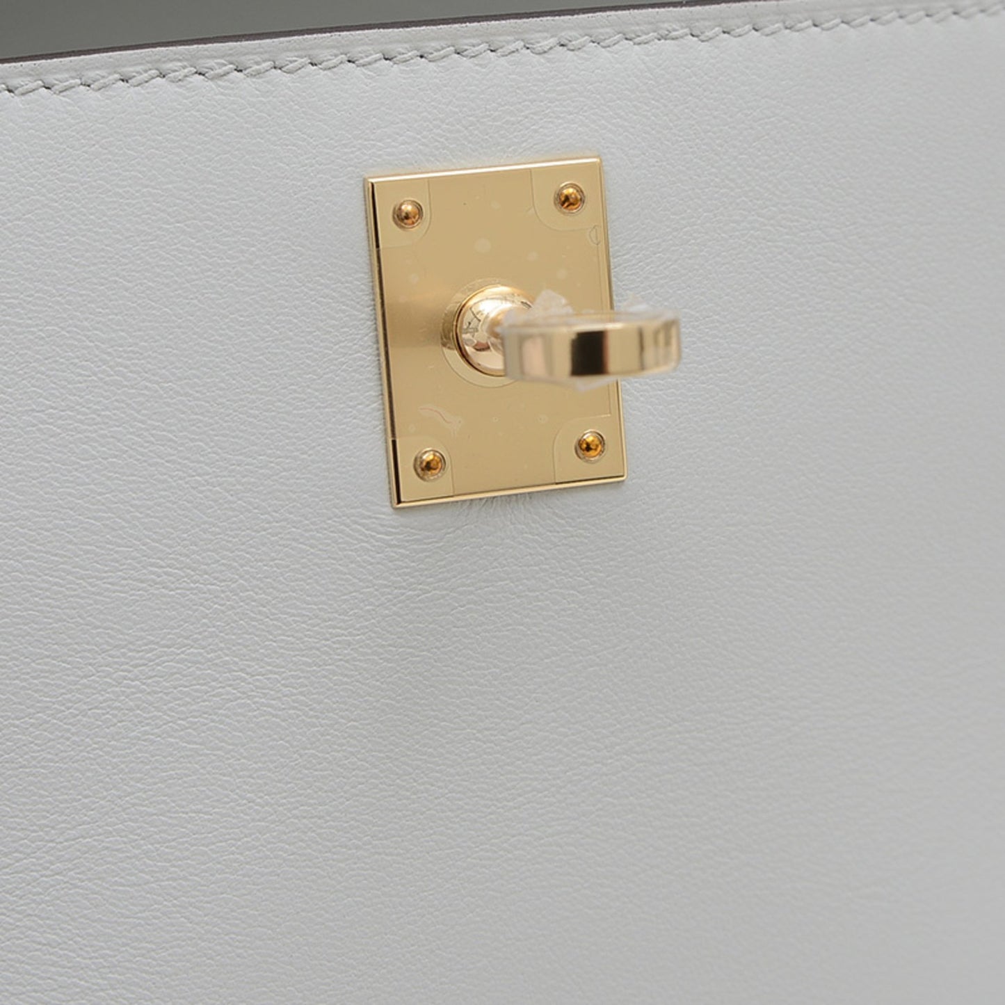 Hermès Gray Leather Kelly