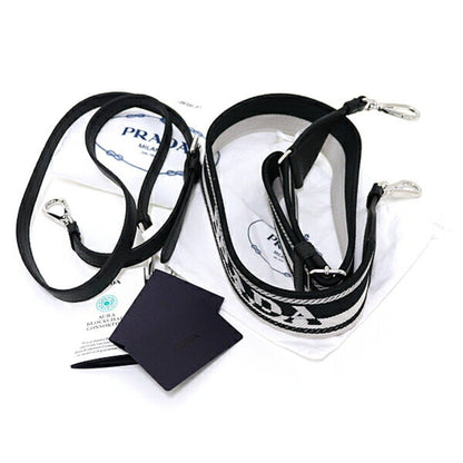 Prada Black Leather Bucket Bag