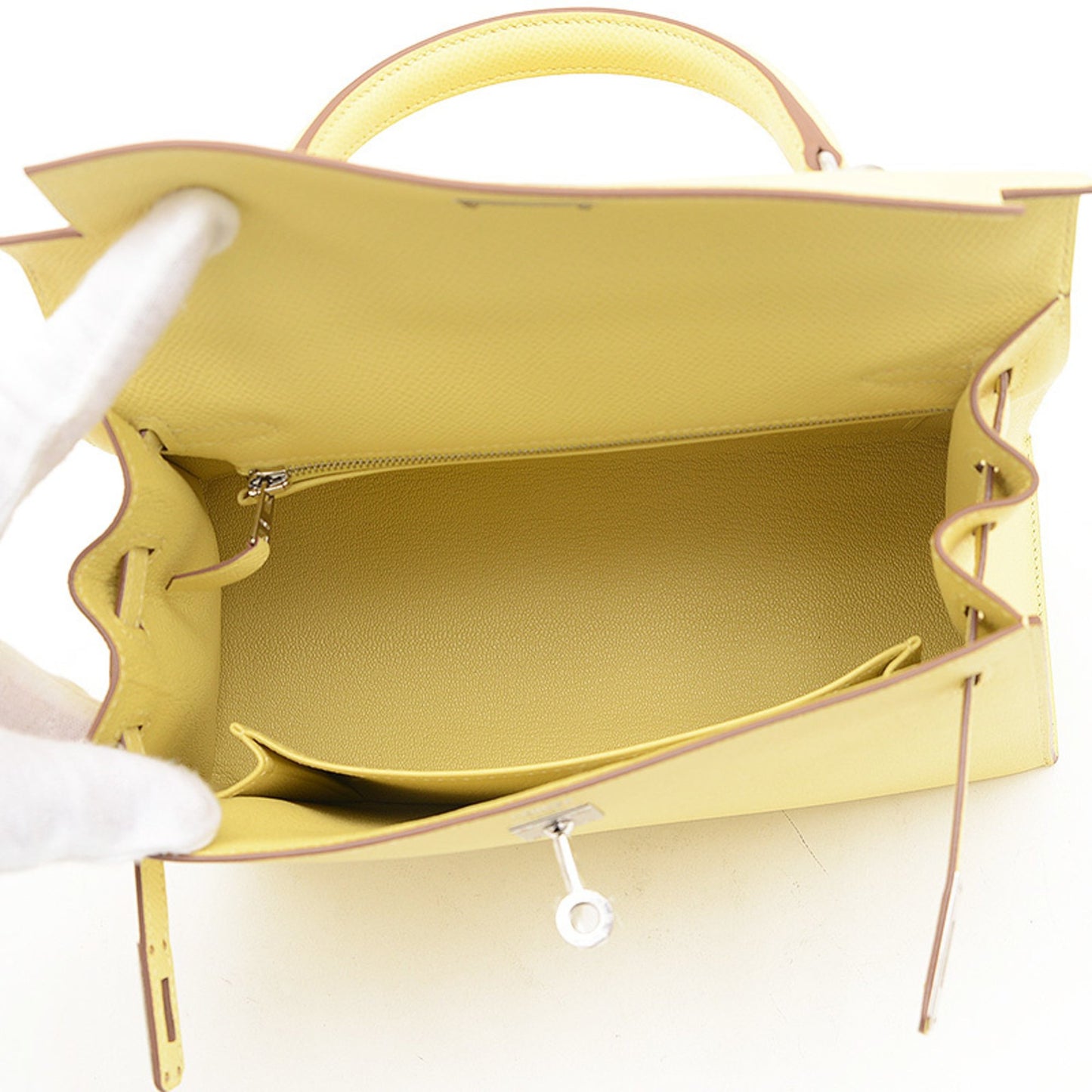 Hermès Yellow Leather Kelly 25