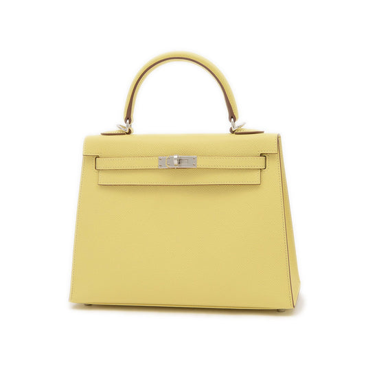 Hermès Yellow Leather Kelly 25