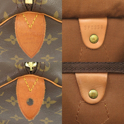 Louis Vuitton Brown Canvas Speedy 35
