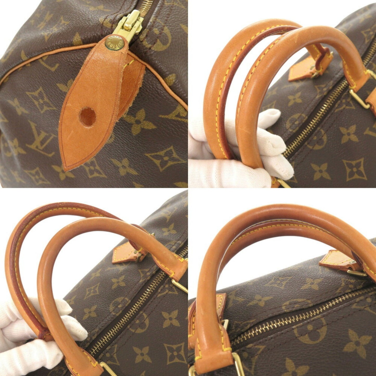 Louis Vuitton Brown Canvas Speedy 35