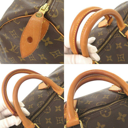 Louis Vuitton Brown Canvas Speedy 35