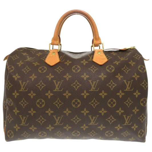 Louis Vuitton Brown Canvas Speedy 35