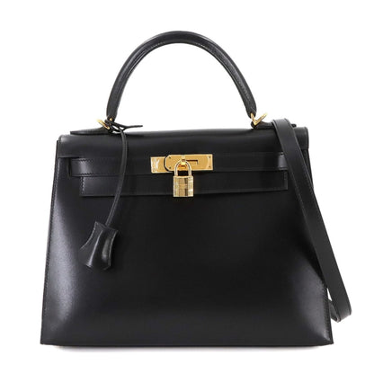 Hermès Blue Leather Kelly 28