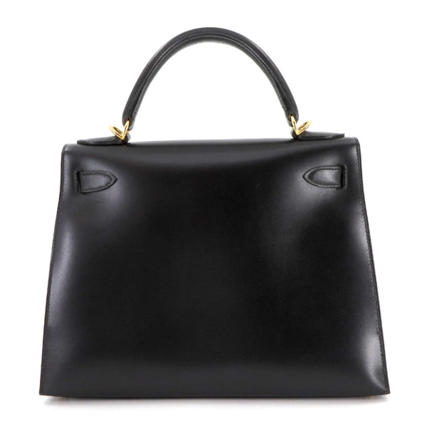 Hermès Blue Leather Kelly 28
