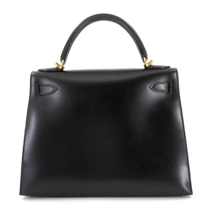 Hermès Blue Leather Kelly 28