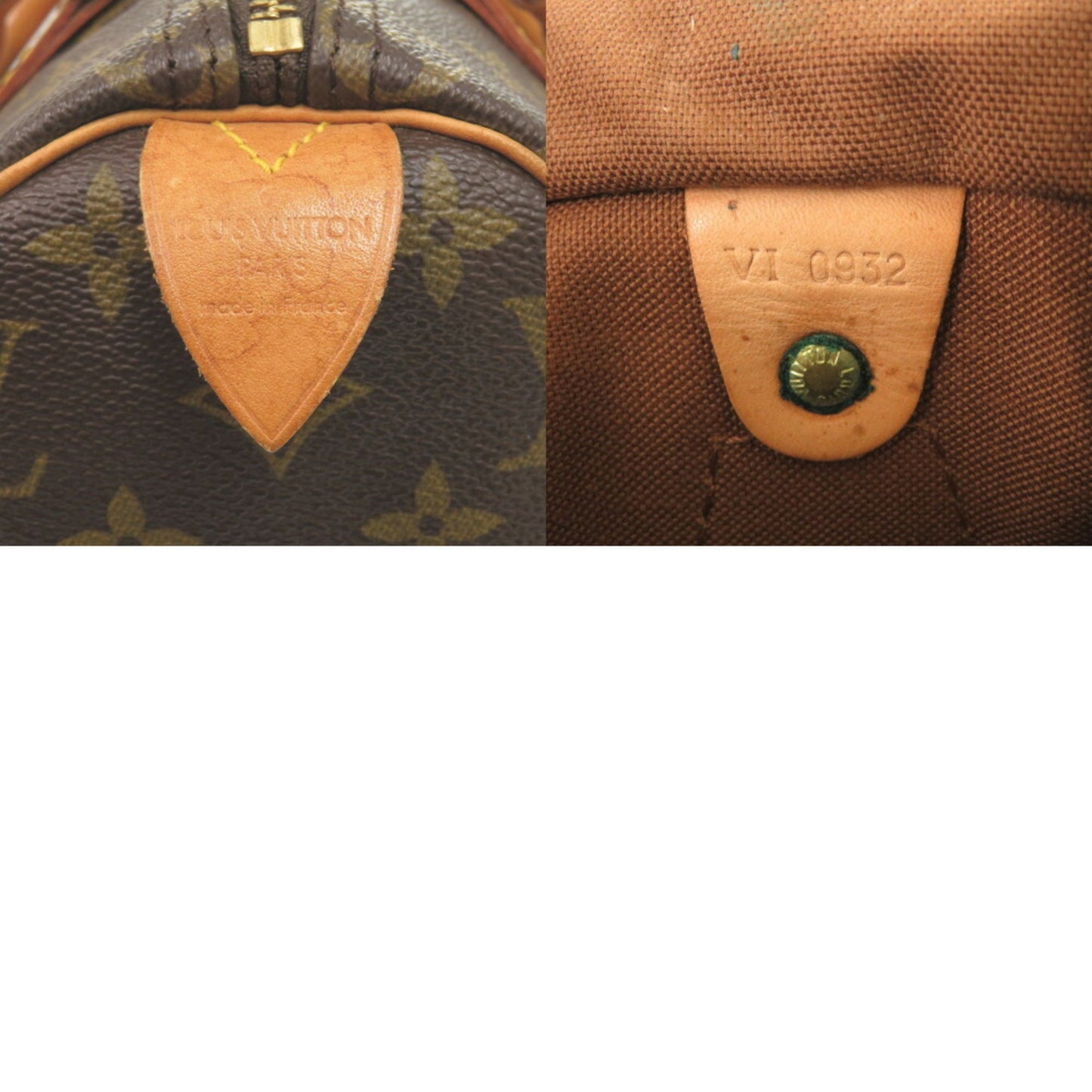Louis Vuitton Brown Canvas Speedy 25