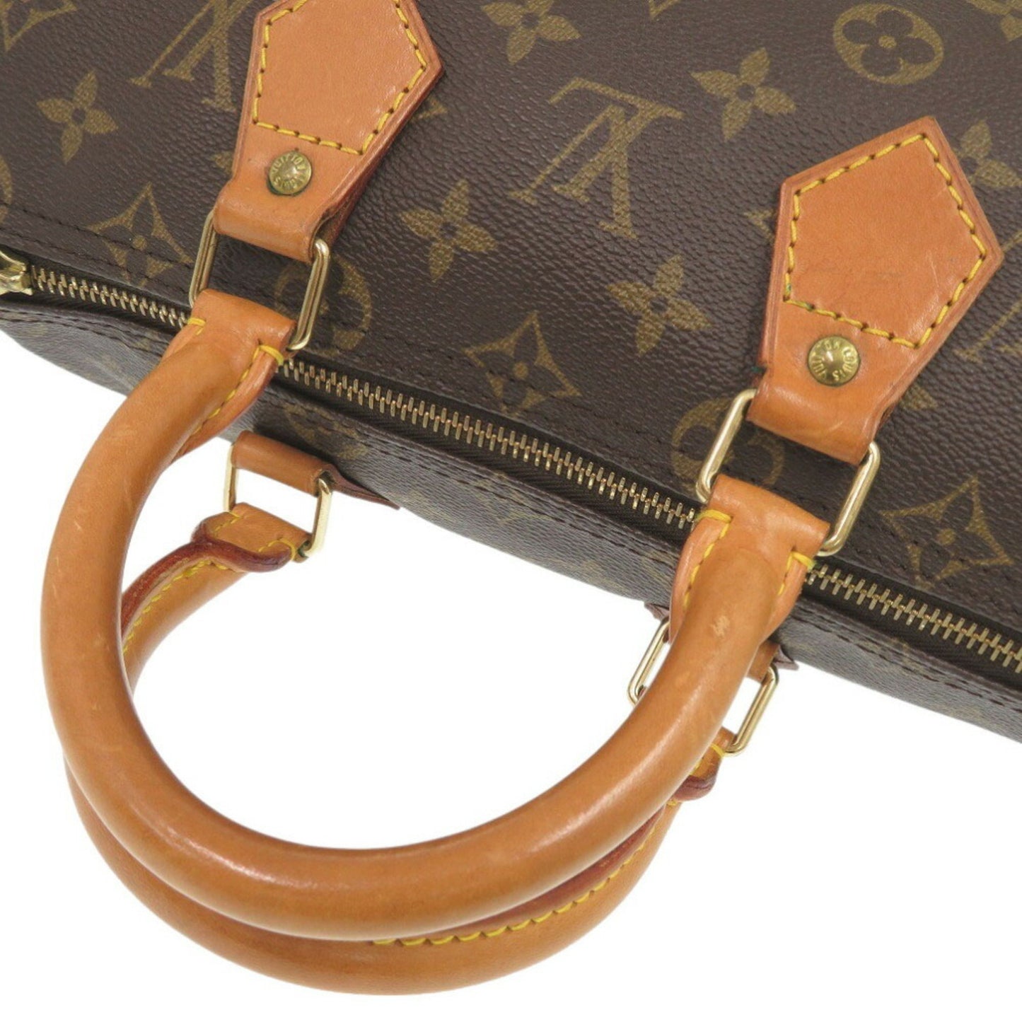 Louis Vuitton Brown Canvas Speedy 25