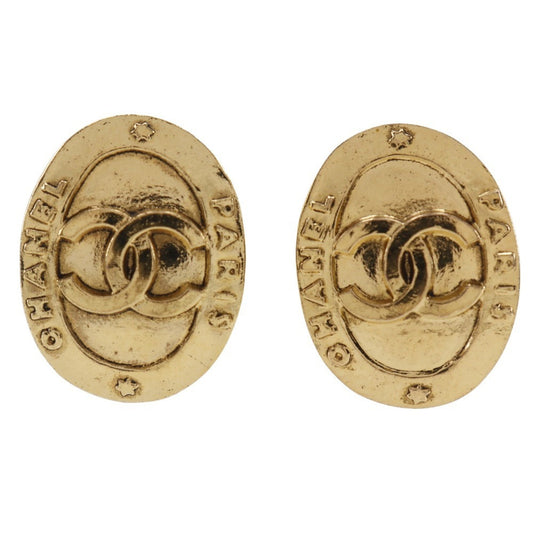 Chanel Gold Gold Plated Coco Mark