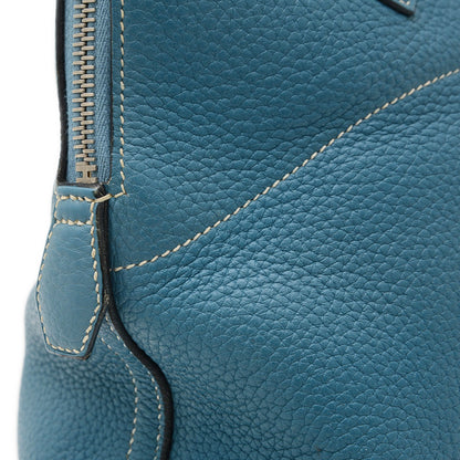 Hermès Blue Leather Bolide