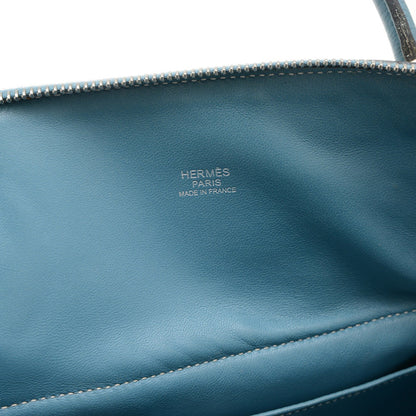 Hermès Blue Leather Bolide