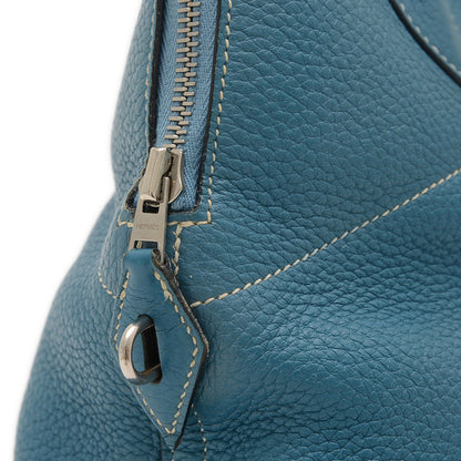 Hermès Blue Leather Bolide