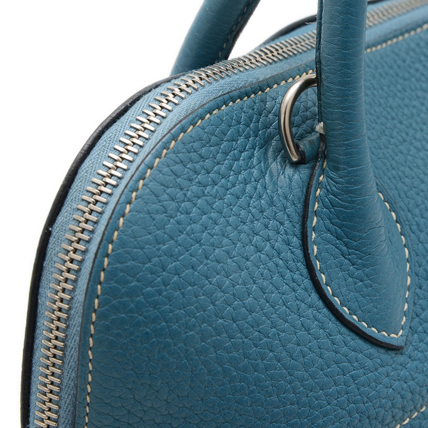 Hermès Blue Leather Bolide