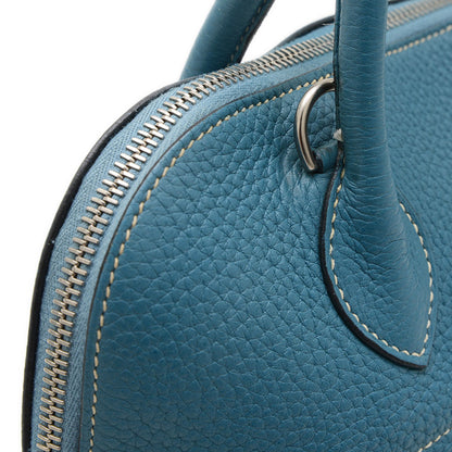 Hermès Blue Leather Bolide