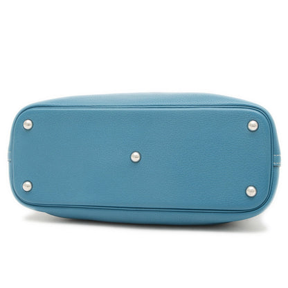 Hermès Blue Leather Bolide