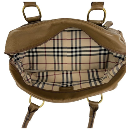 Burberry Brown Leather Shoulder