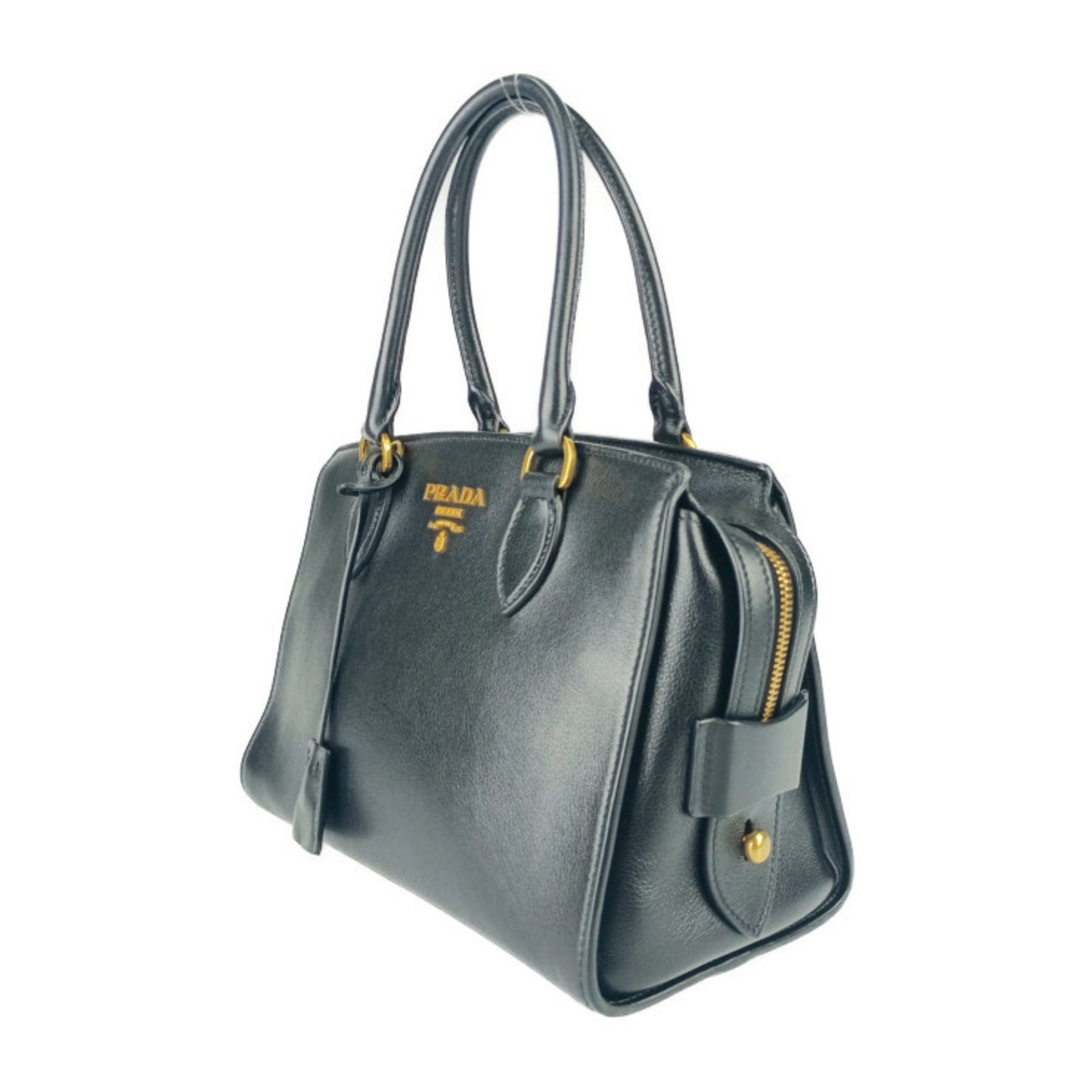 Prada Black Leather Saffiano