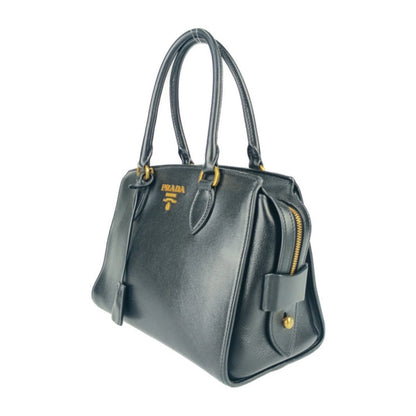 Prada Black Leather Saffiano