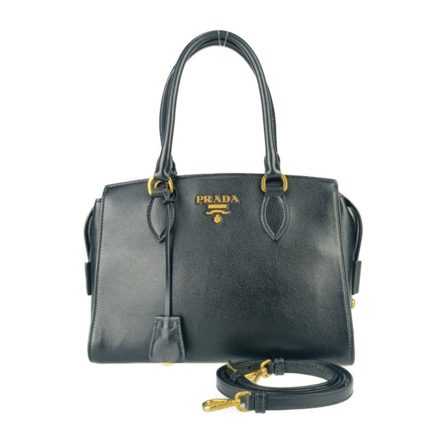 Prada Black Leather Saffiano