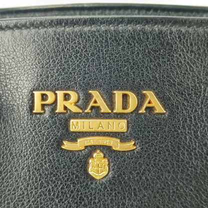 Prada Black Leather Saffiano