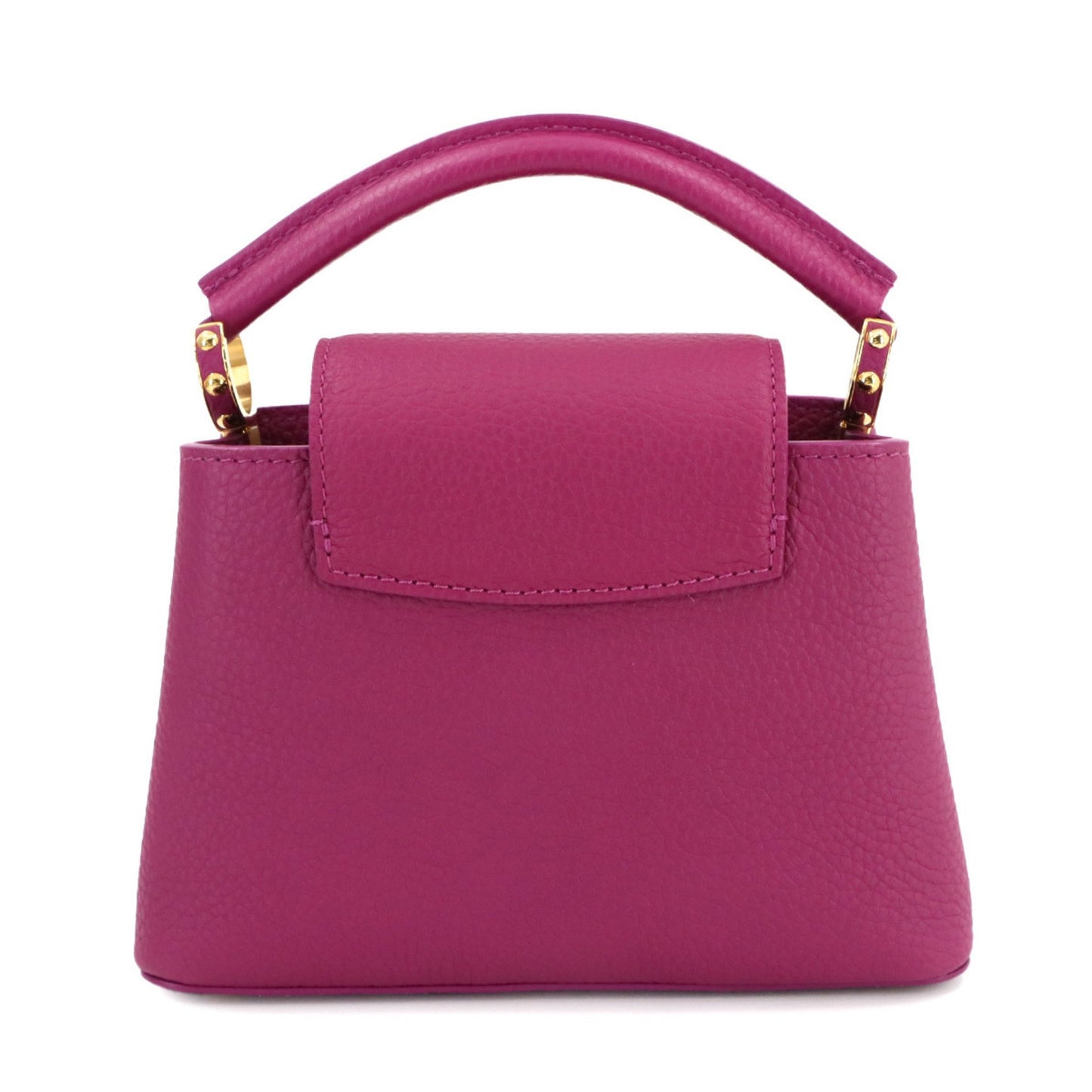 Louis Vuitton Purple Leather Capucines