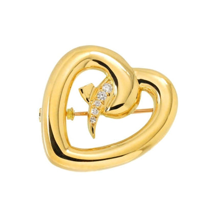 Chanel Gold Gold Plated Coco Mark
