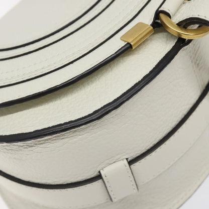 Chloé White Leather Marcie