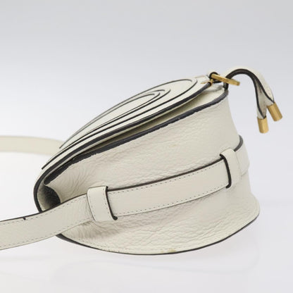 Chloé White Leather Marcie