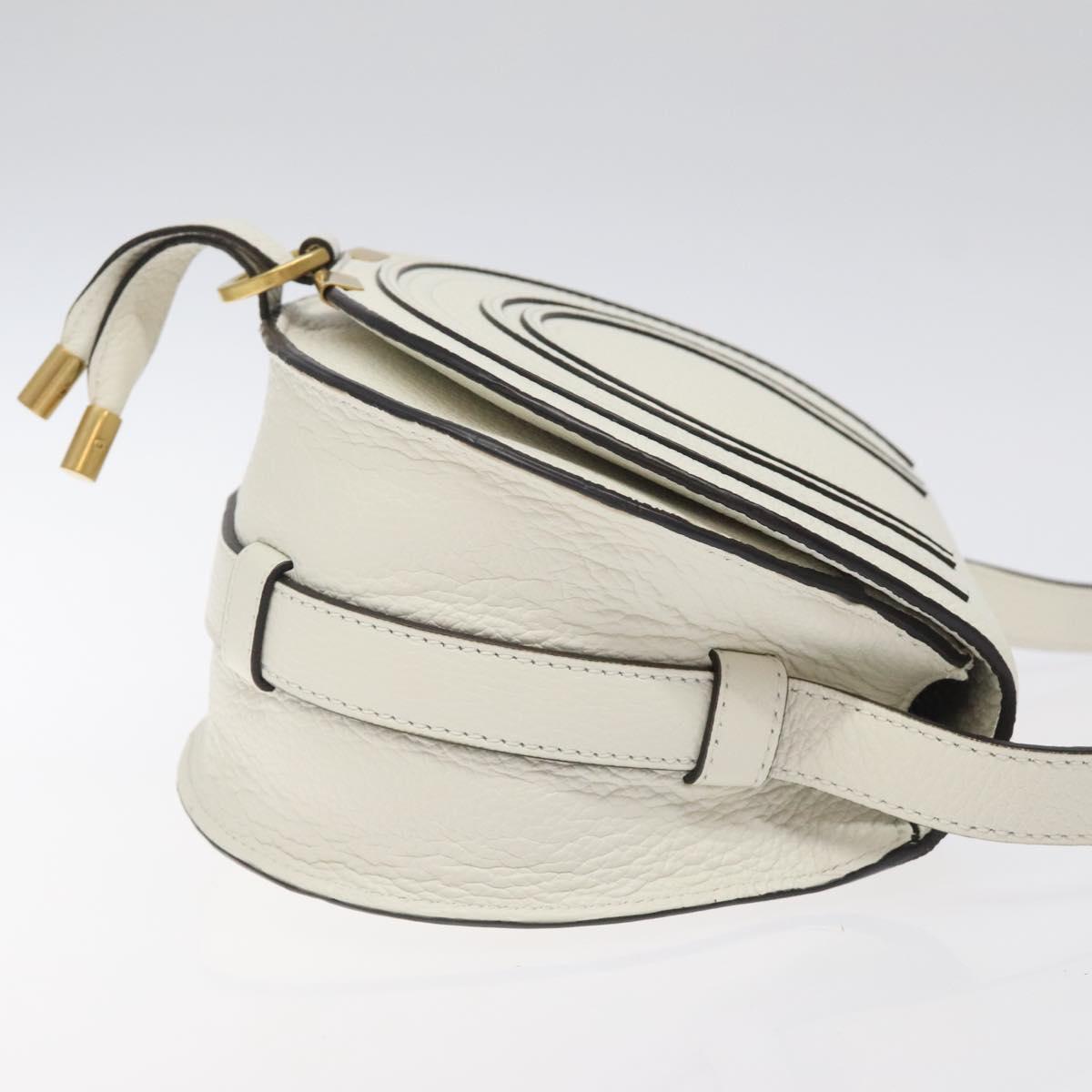 Chloé White Leather Marcie