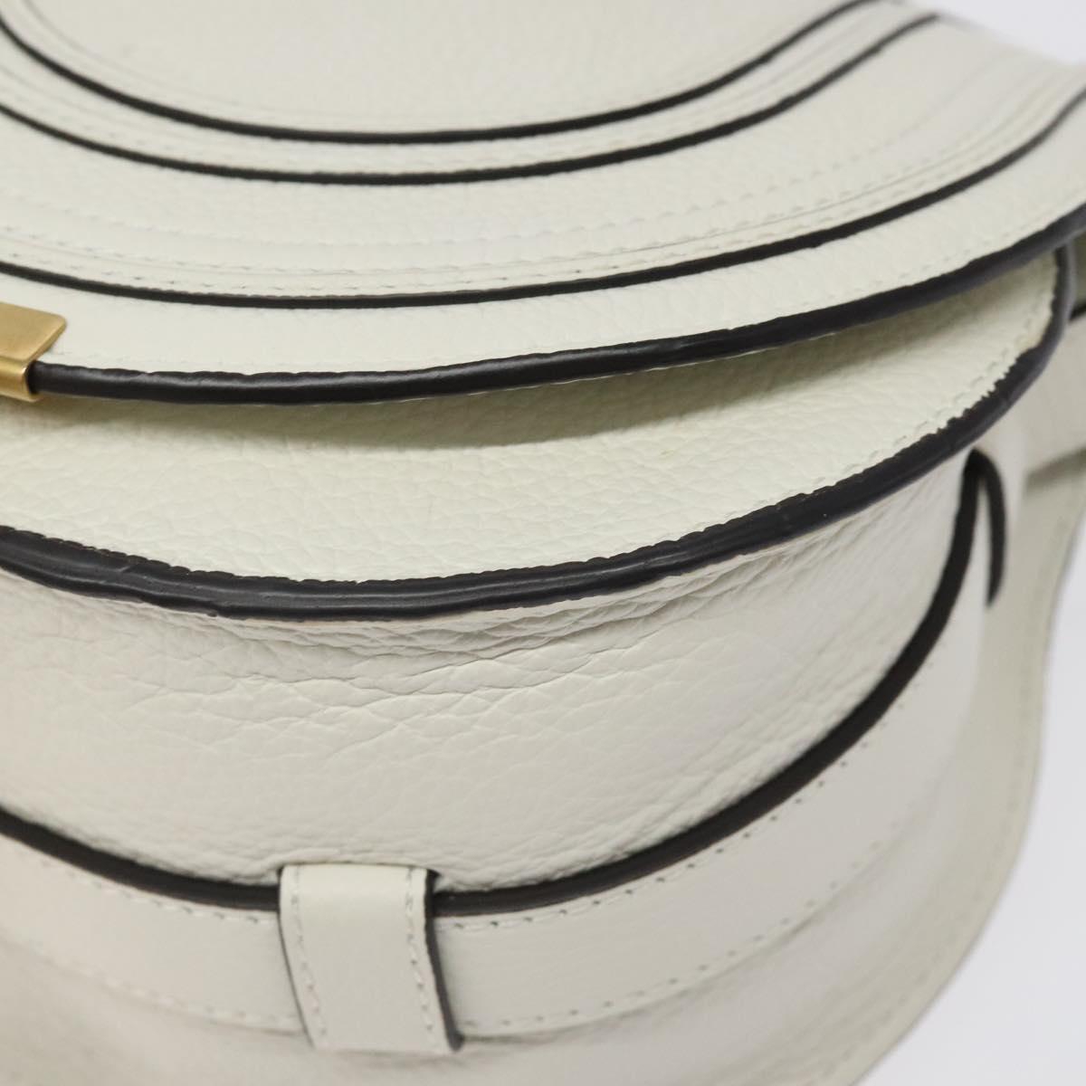 Chloé White Leather Marcie