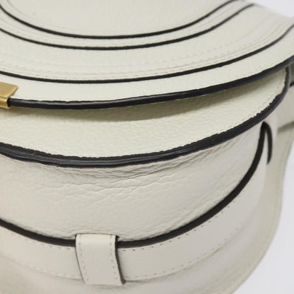 Chloé White Leather Marcie