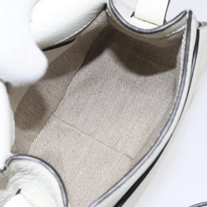 Chloé White Leather Marcie