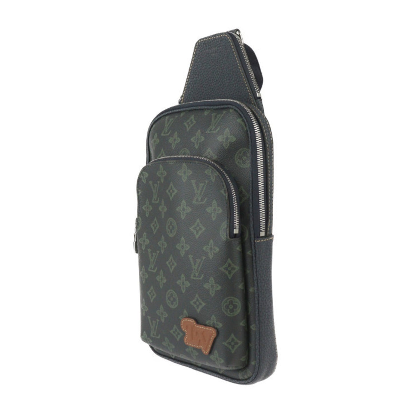 Louis Vuitton Green Canvas Avenue Sling
