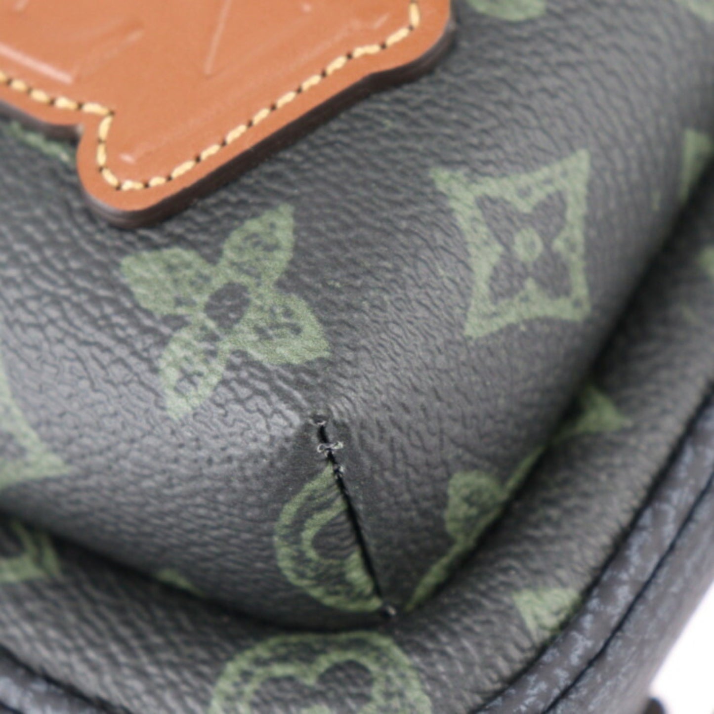 Louis Vuitton Green Canvas Avenue Sling