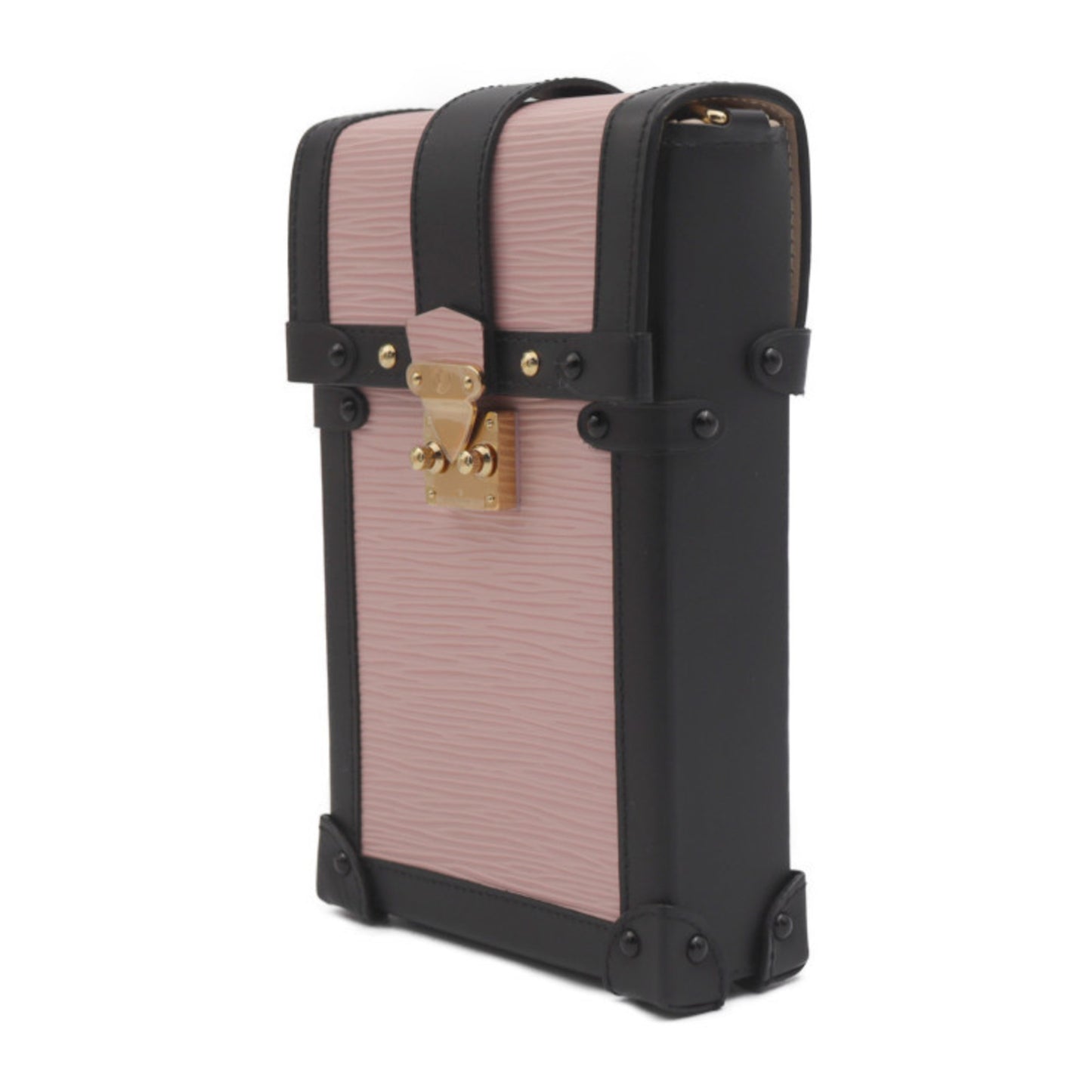 Louis Vuitton Pink Leather Pochette Trunk