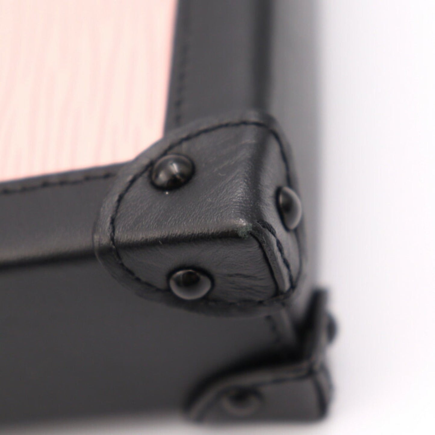 Louis Vuitton Pink Leather Pochette Trunk