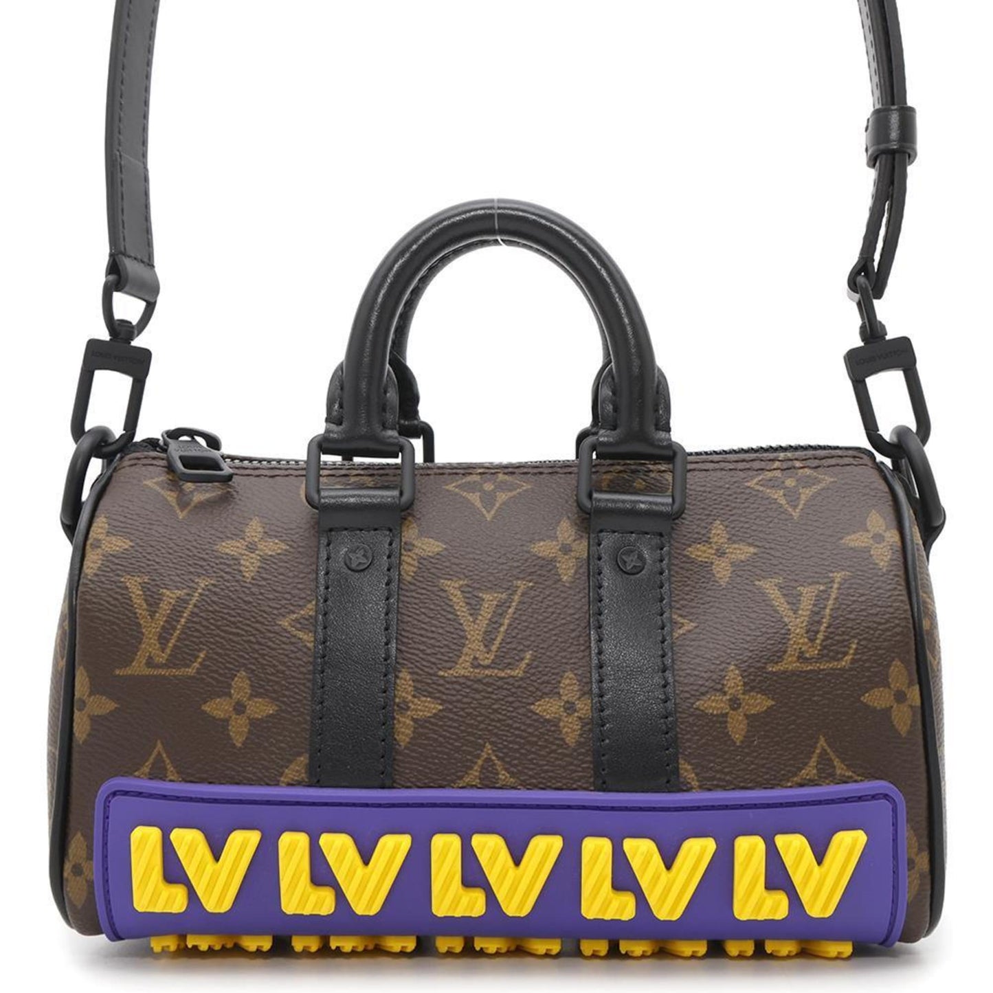 Louis Vuitton Brown Canvas Keepall Xs