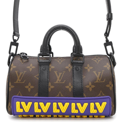 Louis Vuitton Brown Canvas Keepall Xs