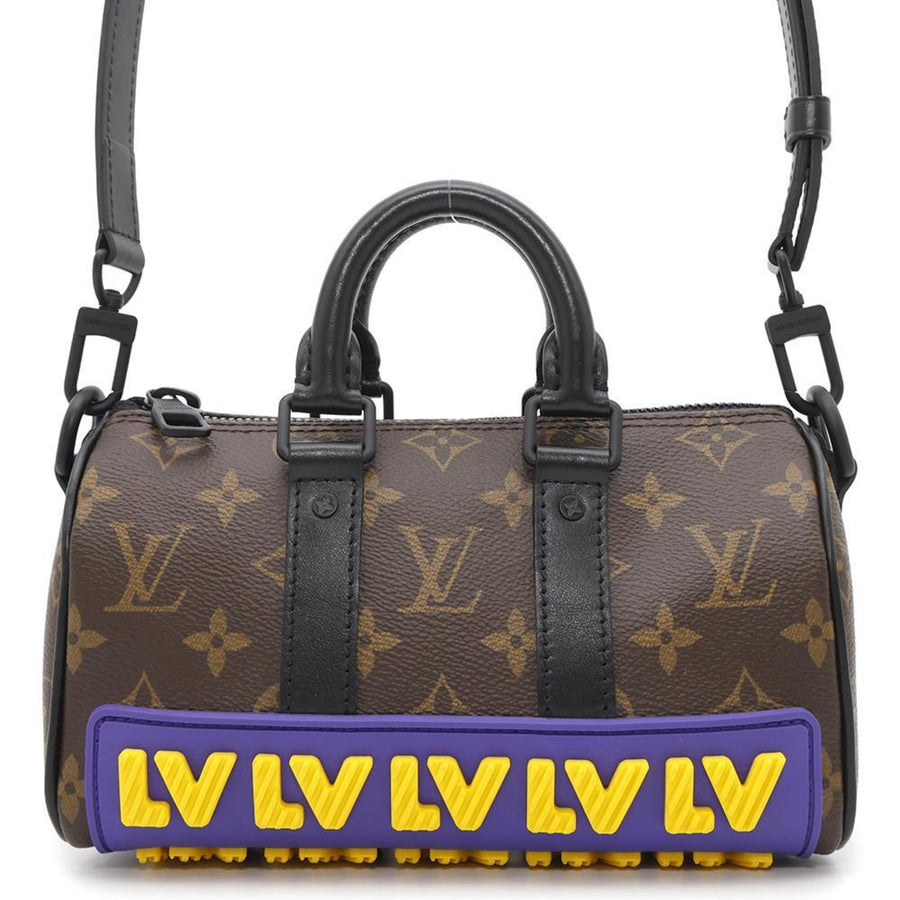 Louis Vuitton Brown Canvas Keepall Xs