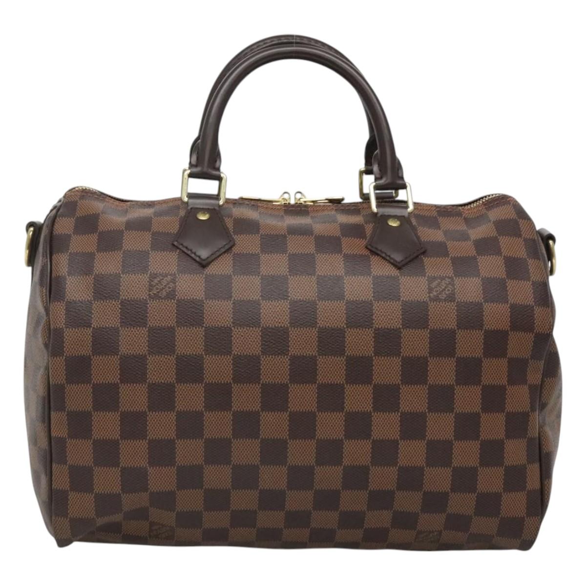 Louis Vuitton Brown Canvas Speedy 30
