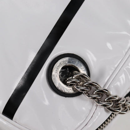 Chanel White Vinyl Camera