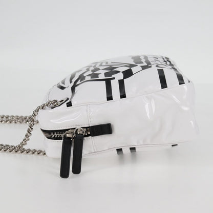 Chanel White Vinyl Camera